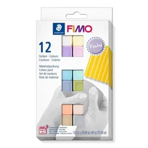 Modelovacia hmota FIMO Soft sada Pastel 12x25 g