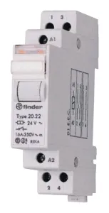Finder 202882300000 Power Relay, Dpst-No, 16A, 230Vac