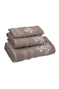 Soft Cotton Osuška a uteráky ORCHIS v darčekovom balení Béžová Sada #1041170