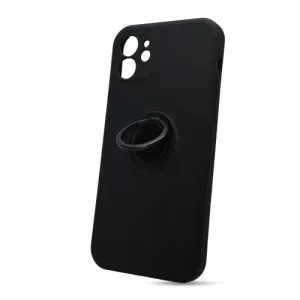 Puzdro Finger TPU iPhone 12  - Čierne