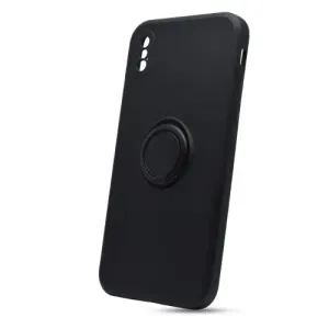 Puzdro Finger TPU iPhone X/XS - čierne #2695096