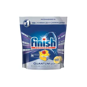 Finish - Calgonit Finish tablety do umývačky riadu Powerball Quantum Max Lemon Sparkle 36 ks