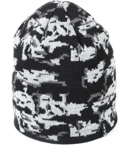 Finmark ZIMNÁ ČIAPKA Zimná pletená čiapka, čierna, veľkosť