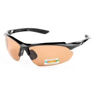 Finmark FNKX2306 Športové slnečné okuliare s polarizačnými sklami, oranžová, veľkosť