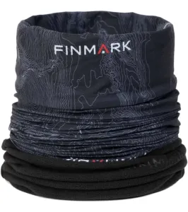 Finmark FSW-216 Multifunkčná šatka s flísom, čierna, veľkosť