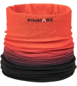 Finmark FSW-239 Multifunkčná šatka s flísom, oranžová, veľkosť