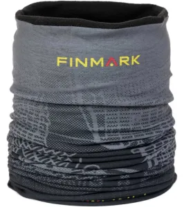 Finmark FSW-250 Detská multifunkčná šatka s flísom, tmavo sivá, veľkosť