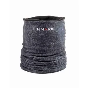 Finmark Multifunkčná šatka s flísom Multifunkčná šatka, tmavo sivá, veľkosť