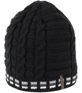 Finmark DIVISION Dámska pletená čiapka, čierna, veľkosť UNI #468000