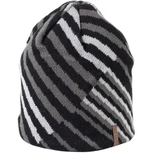 Finmark DIVISION Pánska pletená čiapka, čierna, veľkosť