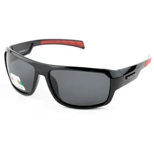 Finmark F2305 Športové slnečné okuliare s polarizačnými šošovkami, čierna, veľkosť