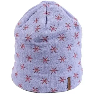 Finmark FC1743 Dámska zimná pletená čiapka, fialová, veľkosť UNI