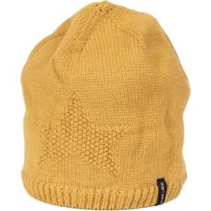 Finmark FC2230 Dámska zimná pletená čiapka, žltá, veľkosť