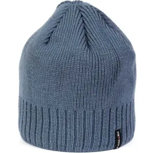 Finmark FC2247 Pánska zimná  pletená čiapka, modrá, veľkosť
