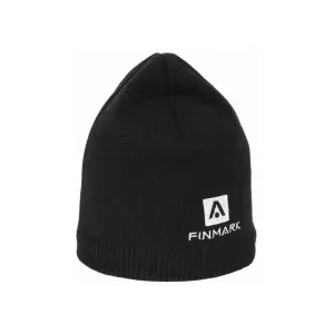Finmark Zimná čiapka Zimná pletená čiapka, čierna, veľkosť #8479435