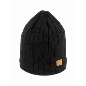 Finmark Zimná čiapka Zimná pletená čiapka, čierna, veľkosť #8378414