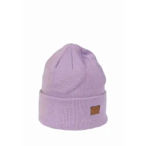 Finmark Zimná čiapka Zimná pletená čiapka, fialová, veľkosť