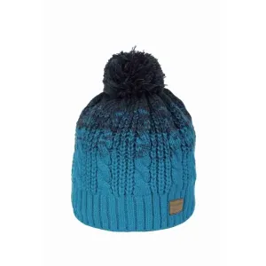 Finmark Zimná čiapka Zimná pletená čiapka, modrá, veľkosť #8180823
