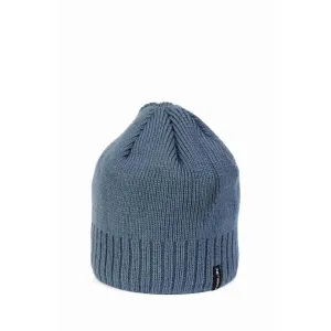 Finmark Zimná čiapka Zimná pletená čiapka, modrá, veľkosť #8180770