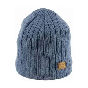 Finmark Zimná čiapka Zimná pletená čiapka, modrá, veľkosť #8203057