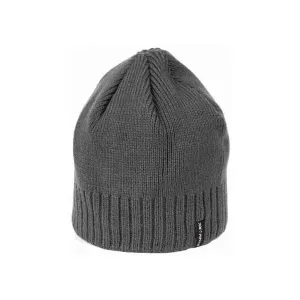 Finmark Zimná čiapka Zimná pletená čiapka, sivá, veľkosť #8163107