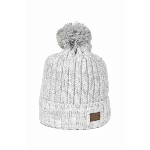 Finmark Zimná čiapka Zimná pletená čiapka, sivá, veľkosť #8139108