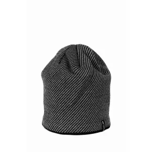 Finmark Zimná čiapka Zimná pletená čiapka, tmavo sivá, veľkosť #8180195