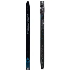 Fischer TWIN SKIN CRUISER + CONTROL STEP Bežecké lyže s mohérovými pásmi, čierna, veľkosť #8695677