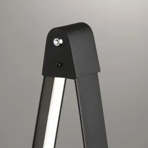 LED lampa Fenga, dotykový stmievač, CCT, čierna