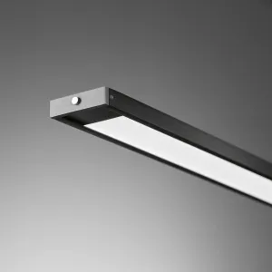 Závesné svietidlo Metz TW LED, CCT, dĺžka 160 cm, čierna
