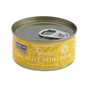 FISH4CATS Konzerva pre mačky Finest tuniak so syrom 70 g