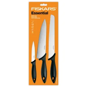 FISKARS - Sada nožov Essential 3 kusová 1023784