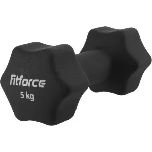 Fitforce FDBN 5 KG Jednoručná  činka, čierna, veľkosť