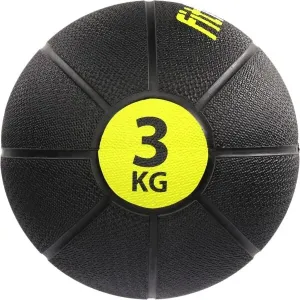 Fitforce MEDICINE BALL 3 KG Medicinbal, čierna, veľkosť