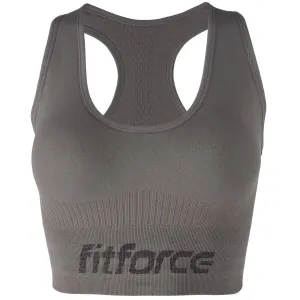 Fitforce SANCY Dámska fitness podprsenka, sivá, veľkosť