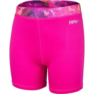 Fitforce TARU Dievčenské fitness šortky, ružová, veľkosť 140-146