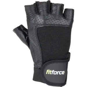 Fitforce PFR01 Fitness rukavice, čierna, veľkosť