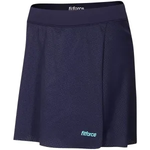 Fitforce RENDA Dámska bežecká sukňa 2v1, tmavo modrá, veľkosť #5429560
