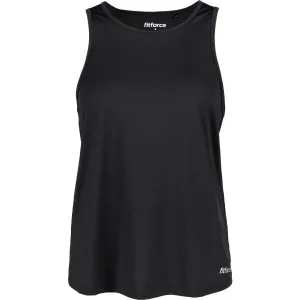 Fitforce NIGELLA Dámsky fitness top, čierna, veľkosť L