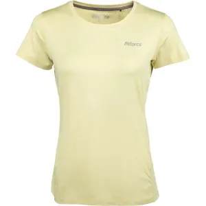 Fitforce PAESANA Dámske fitness tričko, žltá, veľkosť #460552