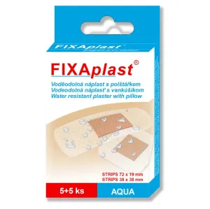 FIXAplast AQUA STRIPS 5+5 náplasť vodeodolná s vankúšikom 1x10 ks