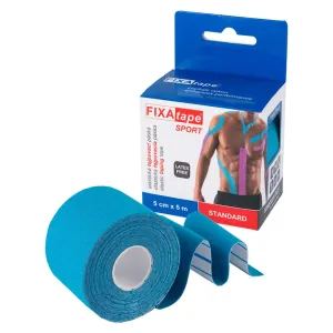 FIXAtape tejpovacia páska SPORT kinesiologická, elastická, modrá  5cmx5m 1ks