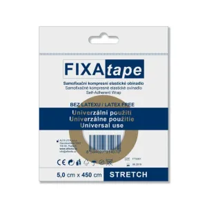 FIXAtape samofixačné elastické ovínadlo STRETCH kompresné, bez latexu 5,0cm x 450cm, 1x1 ks #125996