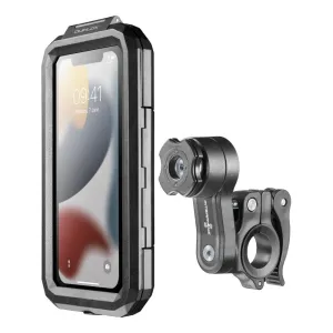 Fixed Univerzálne vodeodolné púzdro na mobilné telefóny Interphone Armor Pro, úchyt na riadidlá QUIKLOX, max. 6,5