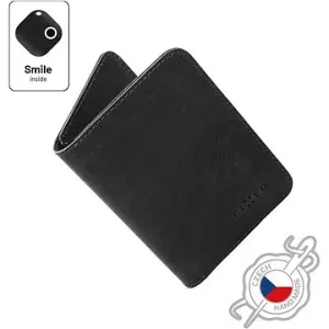 FIXED Smile Wallet XL so smart trackerom FIXED Smile PRO čierna