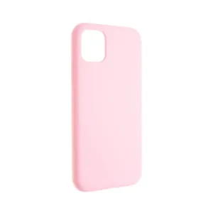FIXED Flow Liquid Silicon case pre Apple iPhone 11 ružový