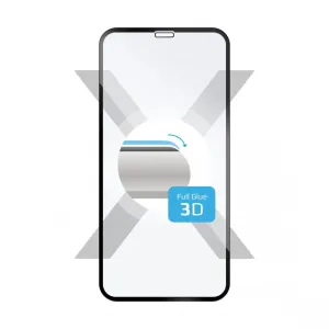 Ochranné tvrzené sklo FIXED 3D Full-Cover pro Apple iPhone X/XS/11 Pro, s lepením přes celý displej, dustproof, černé