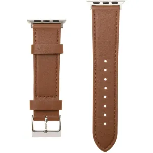FIXED Leather Strap pre Apple Watch 42/44/45/Ultra 49mm hnedý