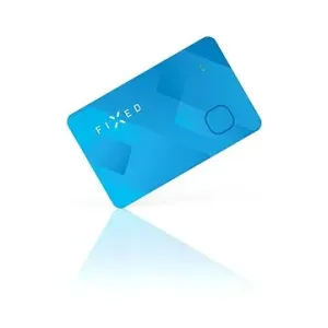 FIXED Tag Card s podporou Find My bezdrôtové nabíjanie modrý