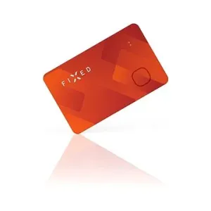FIXED Tag Card s podporou Find My bezdrôtové nabíjanie oranžový